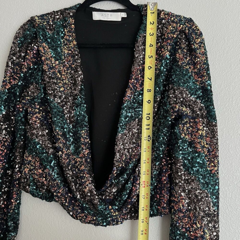 Astr The Label Primadonna Sequin Top In A Multico… - image 4
